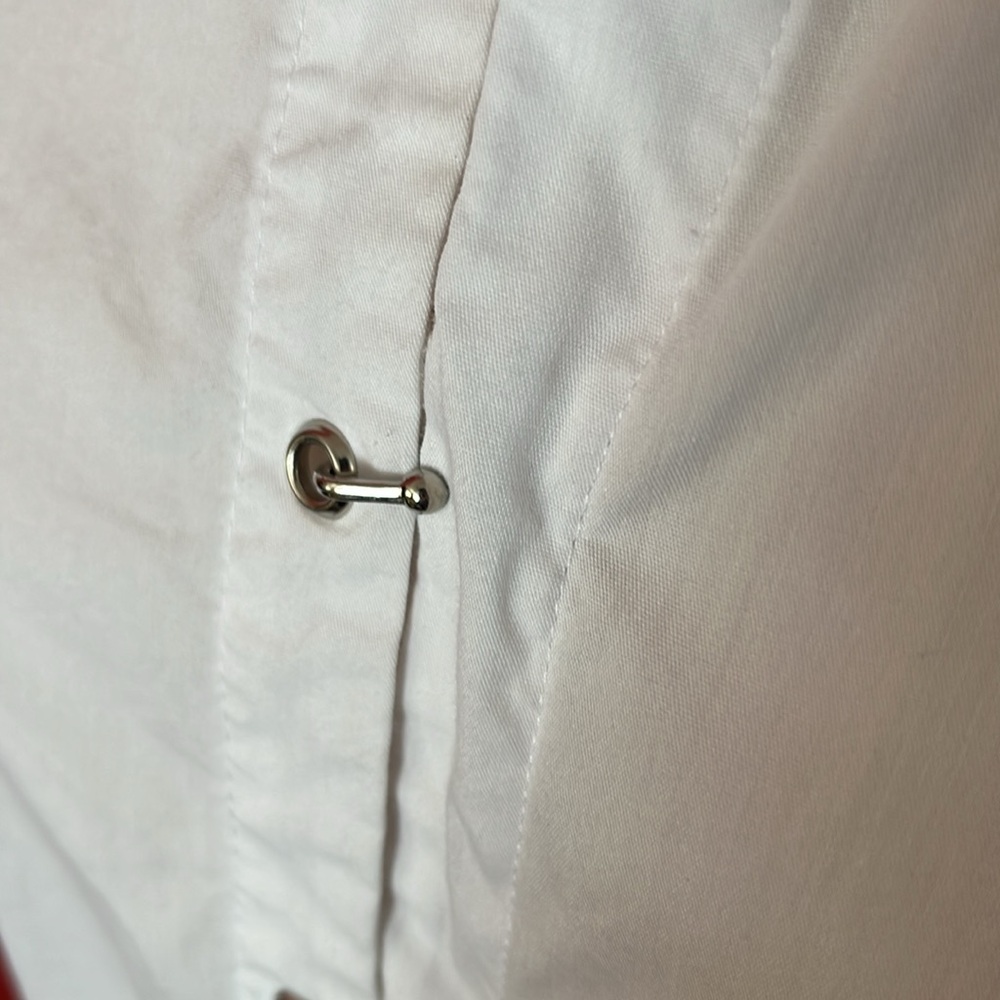 Like new Dressbarn white button down collared shirt - Picture 6 of 13